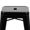 Flash Furniture Black 24" High Metal Stool, PK4 4-ET-31320-24-BK-R-GG - alternate 7